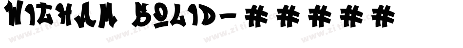 Witham Solid字体转换